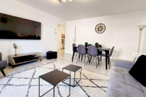 Cosy Home 2, Cergy Le Haut, 6 personnes, 3 min gare, 30 min Paris, parking privé